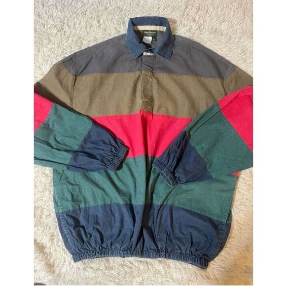 Norm Thompson long sleeve multiple colors pullover with pockets sweatshirt L - Picture 1 of 6